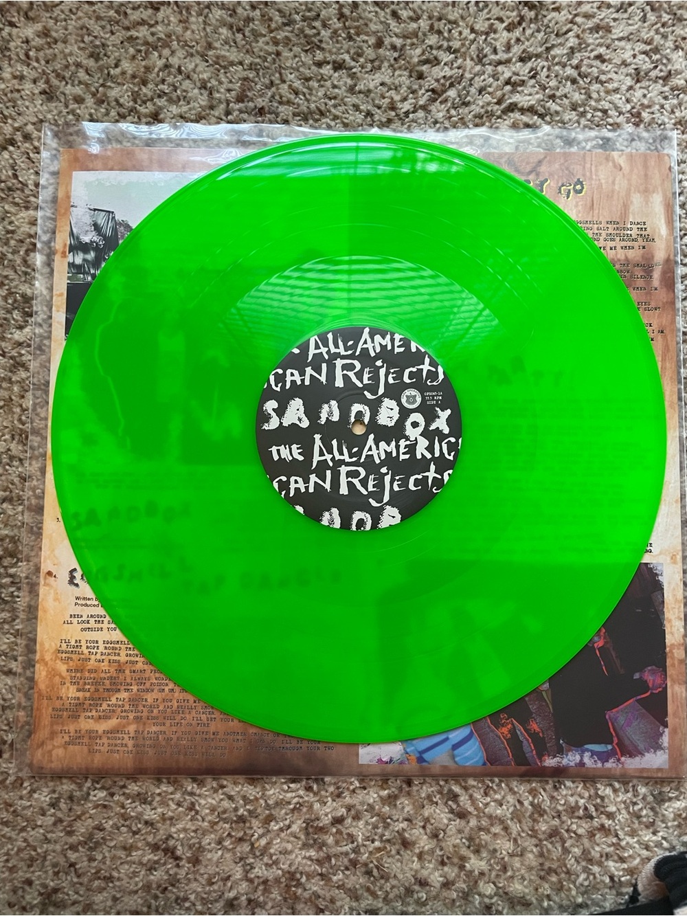 The All-American Rejects Vinyl Bundle Flagpole Sitta + Sandbox Tour Side A